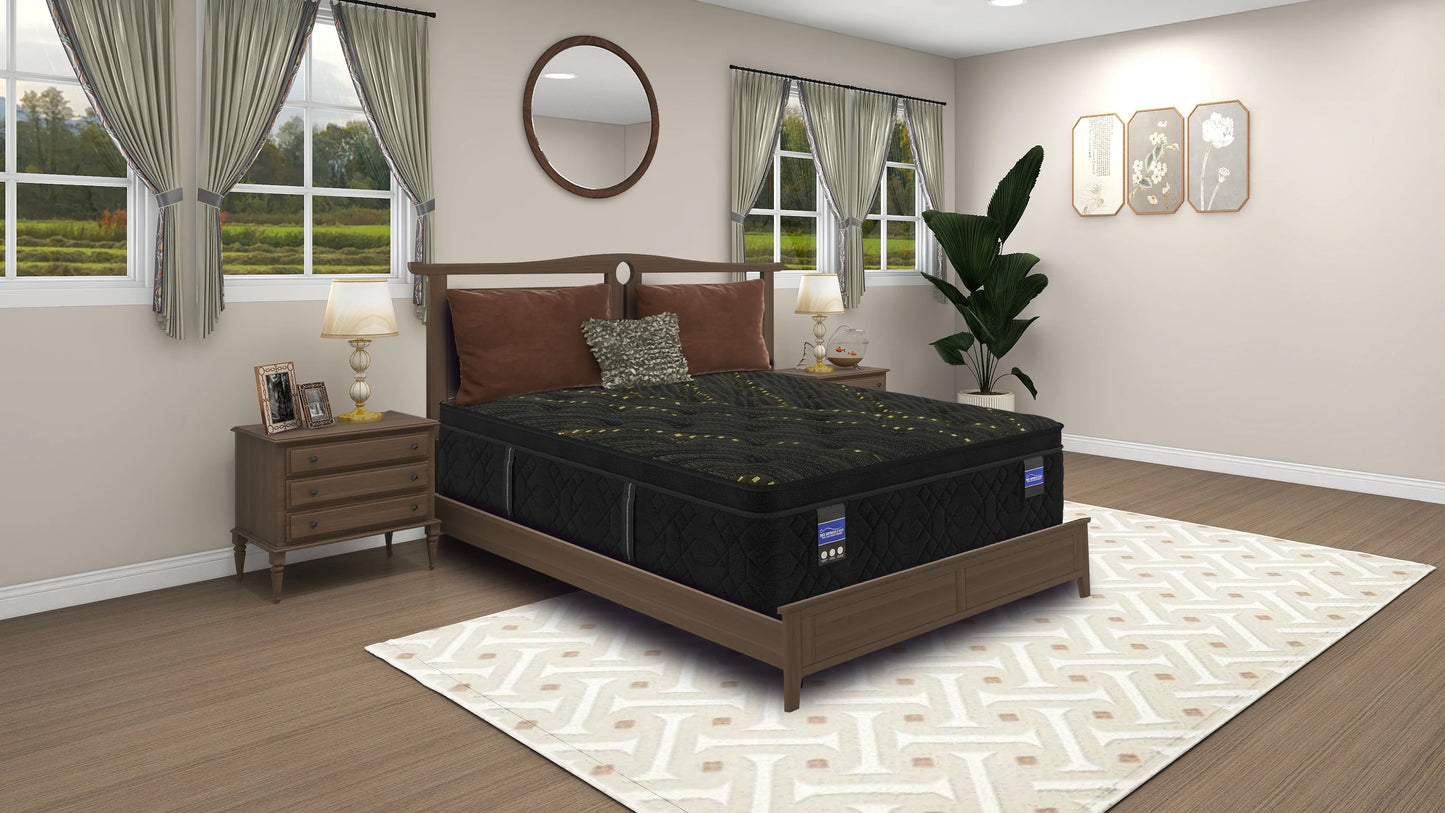 Spring Air Back Supporter Euro Top Hybrid Plush Mattress