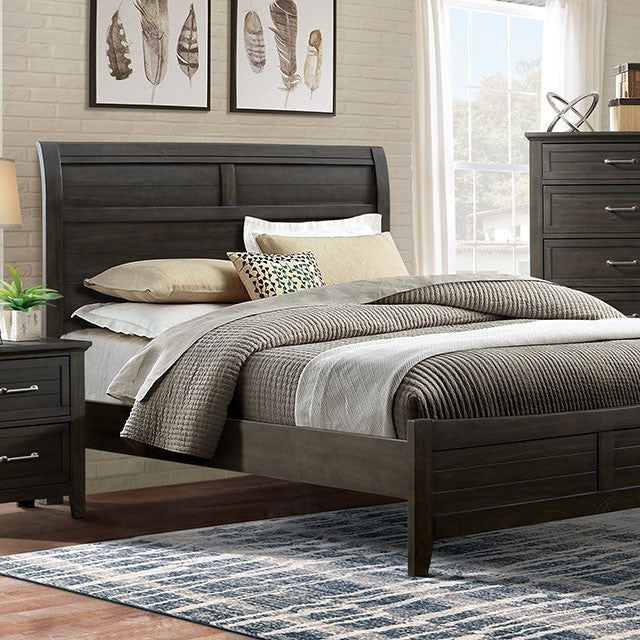 Queen 4 Piece Walnut Bedroom Set
