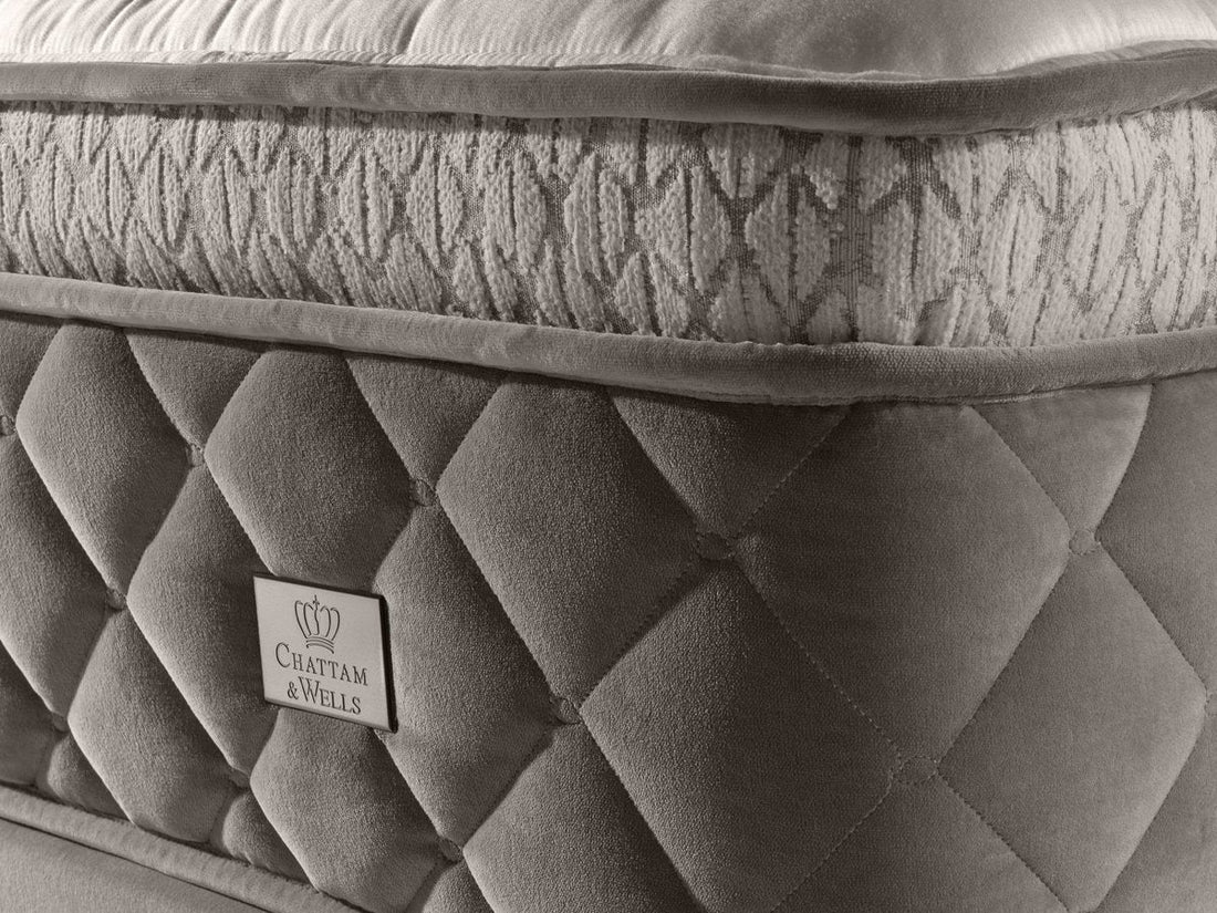 chattam and wells mattress with bronze emblem