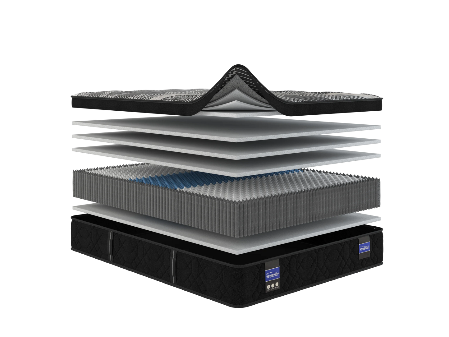 Spring Air Back Supporter Euro Pillow Top Hybrid Plush Mattress