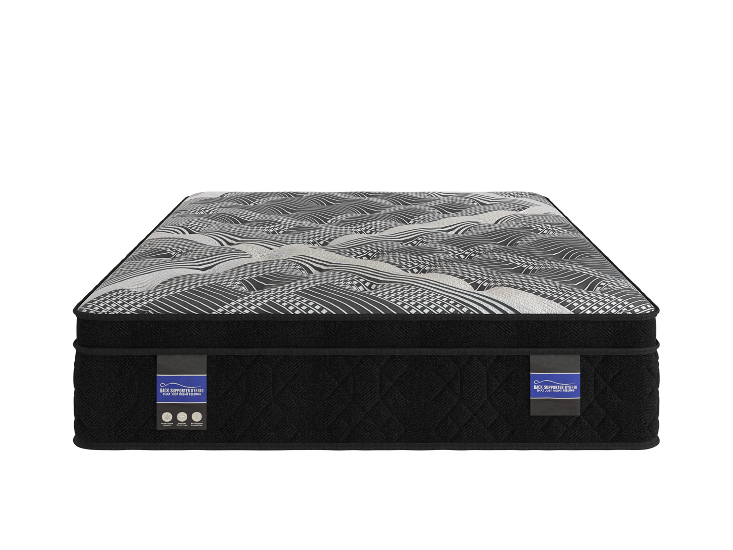 Spring Air Back Supporter Euro Pillow Top Hybrid Plush Mattress