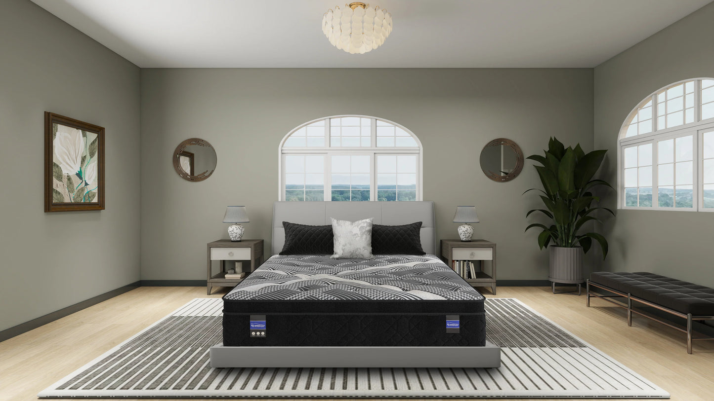 Spring Air Back Supporter Euro Pillow Top Hybrid Plush Mattress