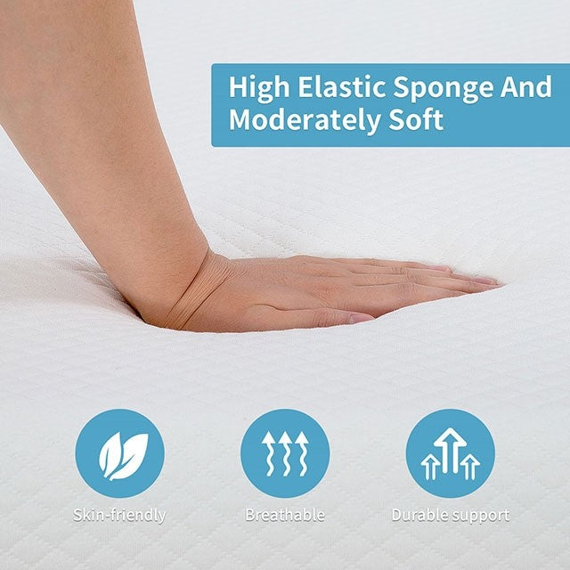 Furniture of America 12" Gel Memory Foam Plush Mattress